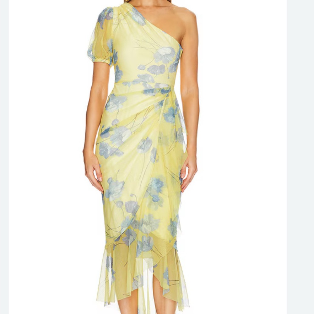BCBGMaxAzria One Shoulder Dress